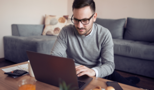 Remote work from home employee